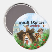 Aimant Sheldon le Sheltie (Recto/Verso)