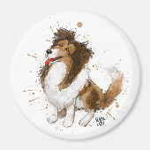Aimant Sheldon the Sheltie (Devant)