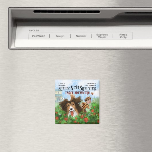 Aimant Sheldon the Sheltie (In Situ (Lave-vaisselle))