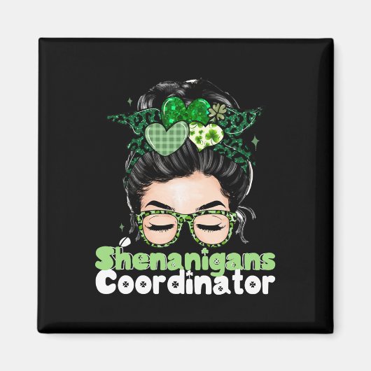 Aimant Shenanigans Coordonnateur Jour de la Saint Patrick (Devant)