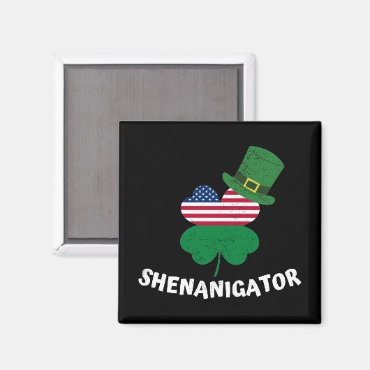 Aimant Shenanigator de la Saint Patrick (Recto/Verso)