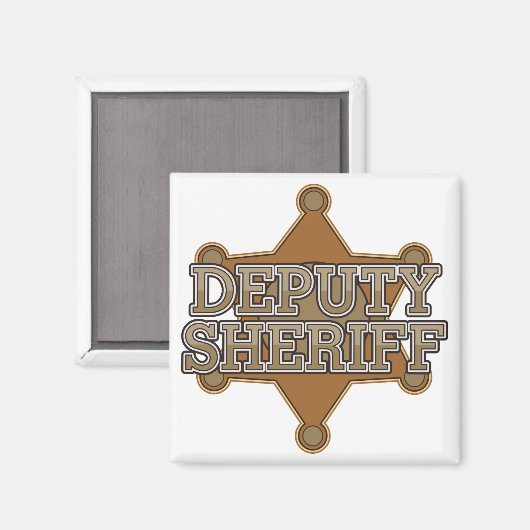 Aimant Sheriff adjoint (Recto/Verso)