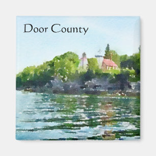 Aimant Sherwood Point Watercolor Door Comté