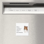 Aimant Shetland Sheepdog Sheltie Cadeaux (In Situ (Lave-vaisselle))