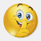 Aimant Shh émoji (Devant)
