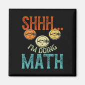 Aimant Shhh I’m Doing Math Fitness Exercice Formation Pes (Devant)