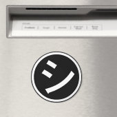 Aimant ㋛ Shi Kana Katakana Smiling Emoji / Emoticon (In Situ (Lave-vaisselle))