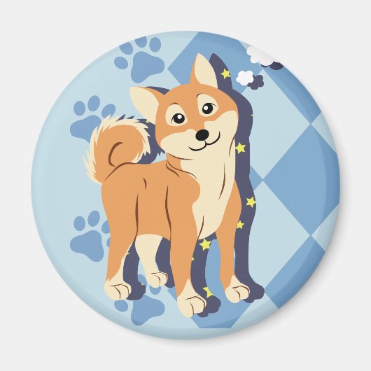 Aimant Shiba Inu (Devant)