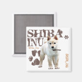 Aimant Shiba Inu (Recto/Verso)