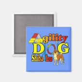 Aimant Shiba Inu Agilité (Recto/Verso)
