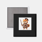 Aimant Shiba Warrior #1 Sticker à épée (Recto/Verso)