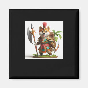 Aimant Shiba Warrior #9 Halberd Sticker
