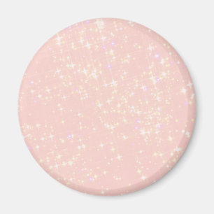 Aimant Shimmer rose vif - Ajouter du texte, Monogramme co