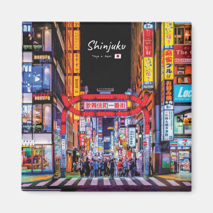 Aimant Shinjuku, Japon - Rue néon de Kabukicho