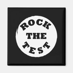 Aimant Shirt Rock The Test Men Women School