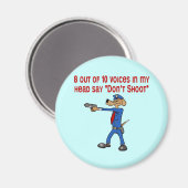 Aimant SHIRTpolice_dog_K9a (Recto/Verso)