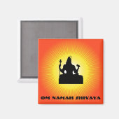 Aimant Shiva - Le Dieu indien (Recto/Verso)