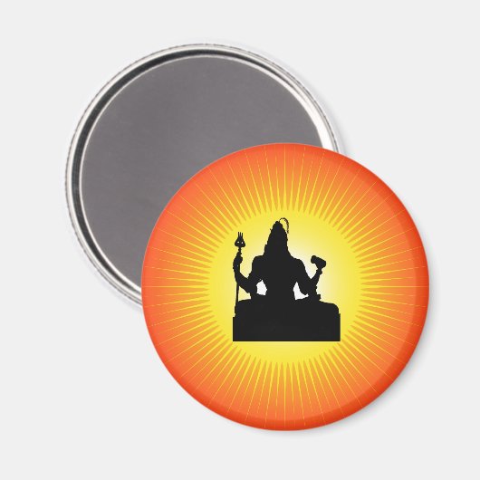 Aimant Shiva - Le Dieu indien (Recto/Verso)