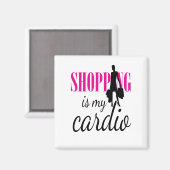 Aimant Shopping Est Mon Cardio Graphic Print (v1) (Recto/Verso)