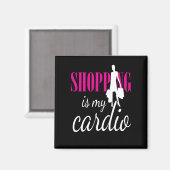 Aimant Shopping Est Mon Cardio Graphic Print (v2) (Recto/Verso)