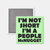 Aimant Short People Nugget Funny Frigo Nugget (Recto/Verso)