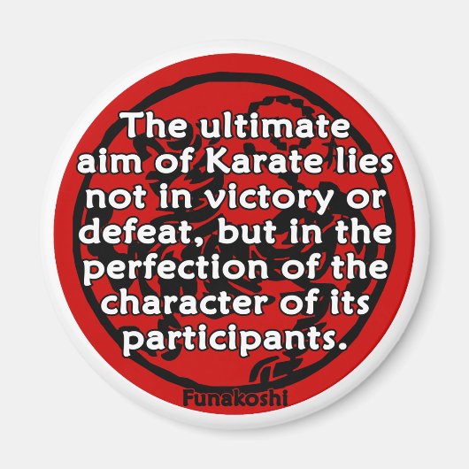 Aimant Shotokan - L'Objectif ultime (Devant)