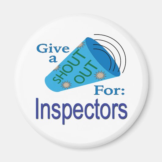 Aimant Shout Out pour les inspecteurs (Devant)