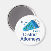 Aimant Shout Out pour les procureurs de district (Recto/Verso)