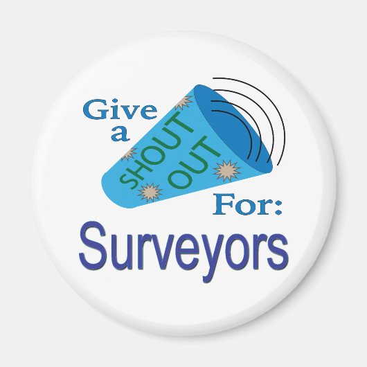 Aimant Shout Out pour Surveyers (Devant)