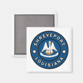 Aimant Shreveport Louisiane (Recto/Verso)