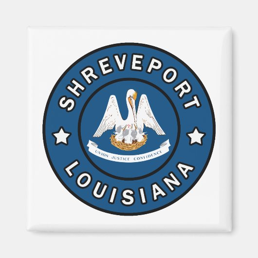 Aimant Shreveport Louisiane (Devant)