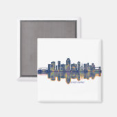 Aimant Shreveport Skyline (Recto/Verso)