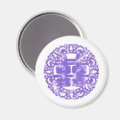 Aimant Shuan Xi Violet (Recto/Verso)