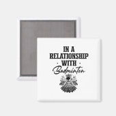 Aimant Shuttle Badminton Player Shuttle Racket 1 (Recto/Verso)