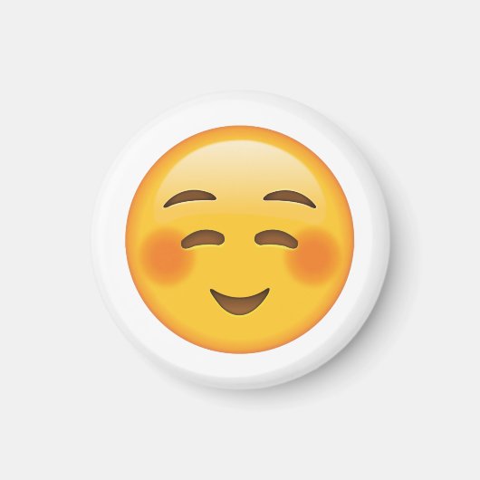 Aimant Shyly Smiling Face - Emoji (Devant)