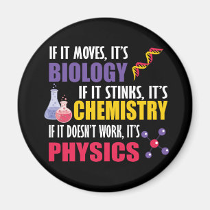Aimant Si ça bouge c'est la biologie