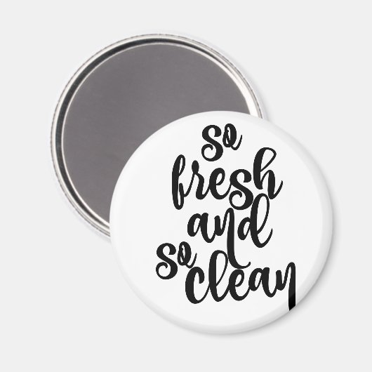 Aimant Si frais et si propre (Recto/Verso)