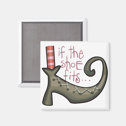 Aimant Si la chaussure convient (Recto/Verso)