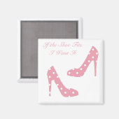 Aimant Si La Chaussure Convient À L'Aimant Rose (Recto/Verso)