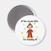 Aimant Si la Couronne convient (Recto/Verso)