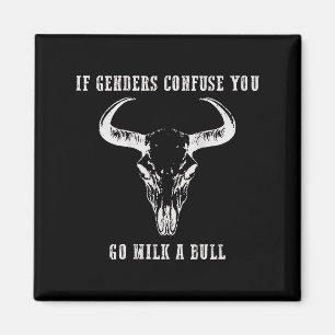 Aimant Si les sexes vous confondent, allez au lait A Bull