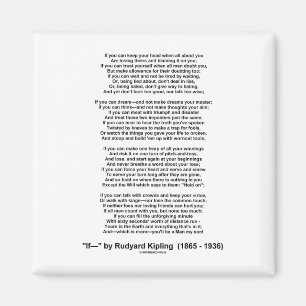 Aimant Si poème par Rudyard Kipling (poème inspiré)