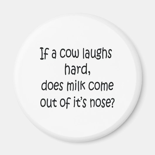 Aimant Si Une Vache rit Dur (Devant)