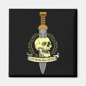 Aimant Si Vis Pacem, Para Bellum.. Skull (Devant)
