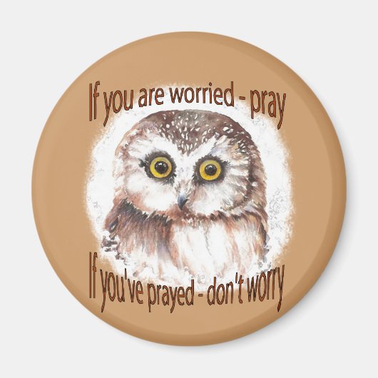 Aimant Si votre prière inquiétée, si vous avez prié ne vo (Devant)