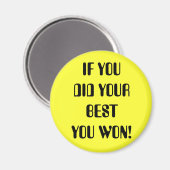 AIMANT SI VOUS AVEZ FAIT DE VOTRE MIEUX, VOUS AVEZ GAGNÉ  (Recto/Verso)