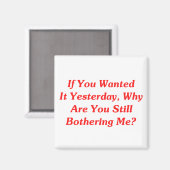 Aimant Si Vous Le Recherché Hier (Recto/Verso)