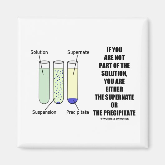 Aimant Si vous ne faites pas partie de solution Supernate (Devant)