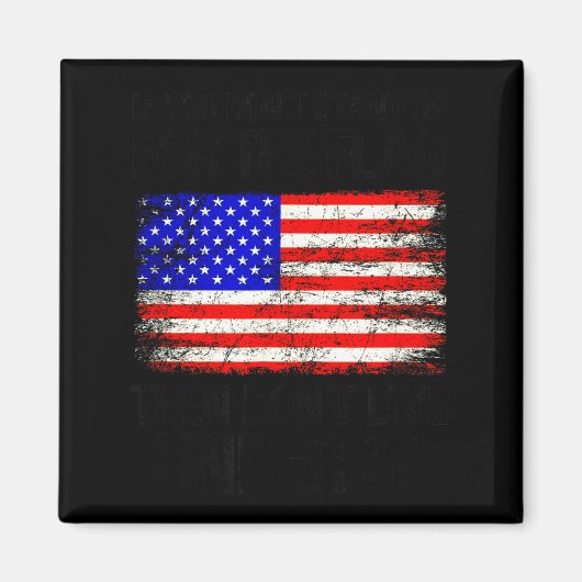 Aimant Si vous ne vous levez pas pour le drapeau, alors n (Devant)