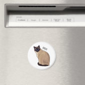 Aimant Siamese cat cartoon (In Situ (Lave-vaisselle))